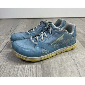 Altra Lone Peak Kids Size Youth 6 Running Shoes Light Blue Foot Shape See desc K